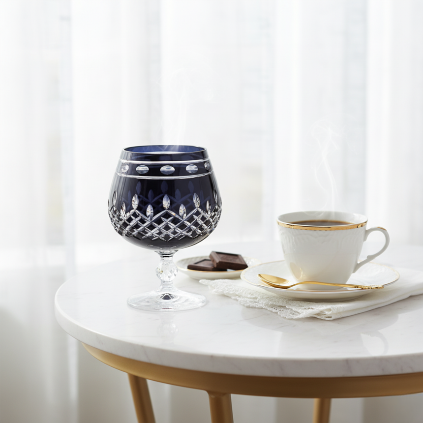 Bohemia Crystal Ardea Kahve Yanı Su Bardağı - Margerie Crystal