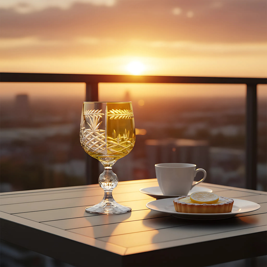 Bohemia Crystal Hybrid Kahve Yanı Su Bardağı - Margerie Crystal