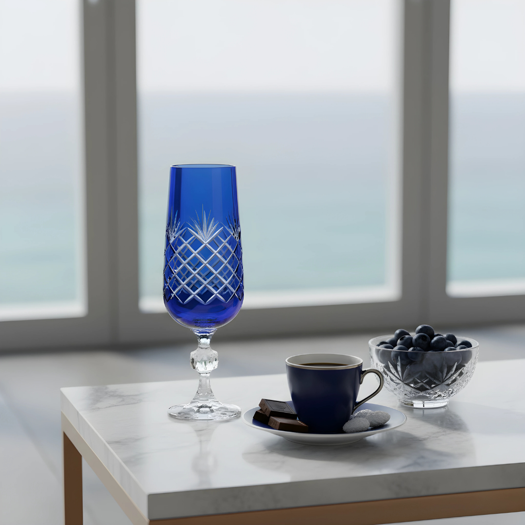 Bohemia Crystal Ara Flüt Kadeh - Margerie Crystal