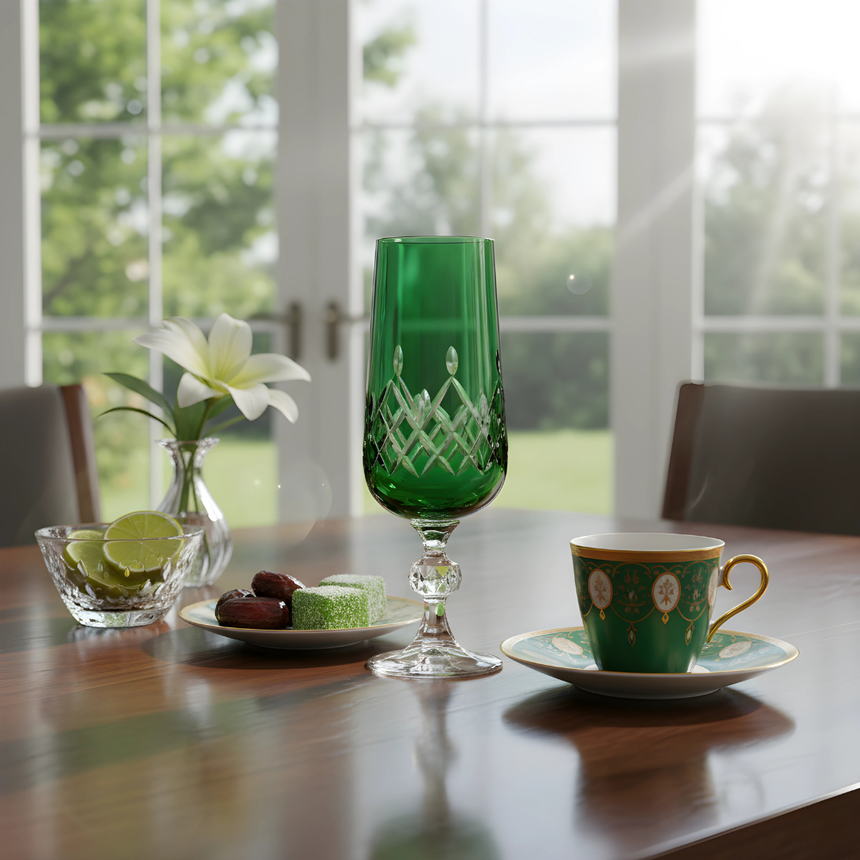 Bohemia Crystal ARIA Flüt Kadeh - Margerie Crystal