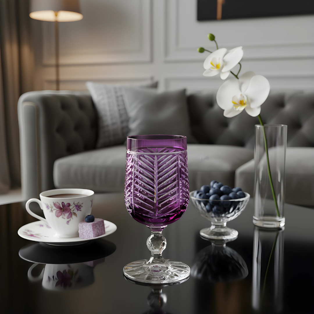 Bohemia Crystal Lanza Kahve Yanı Su Bardağı - Margerie Crystal