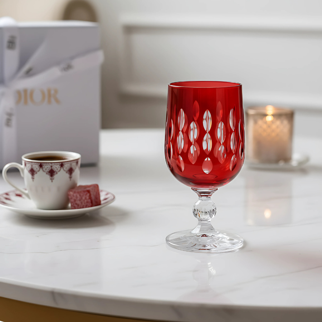 Bohemia Crystal Royal Kahve Yanı Su Bardağı - Margerie Crystal