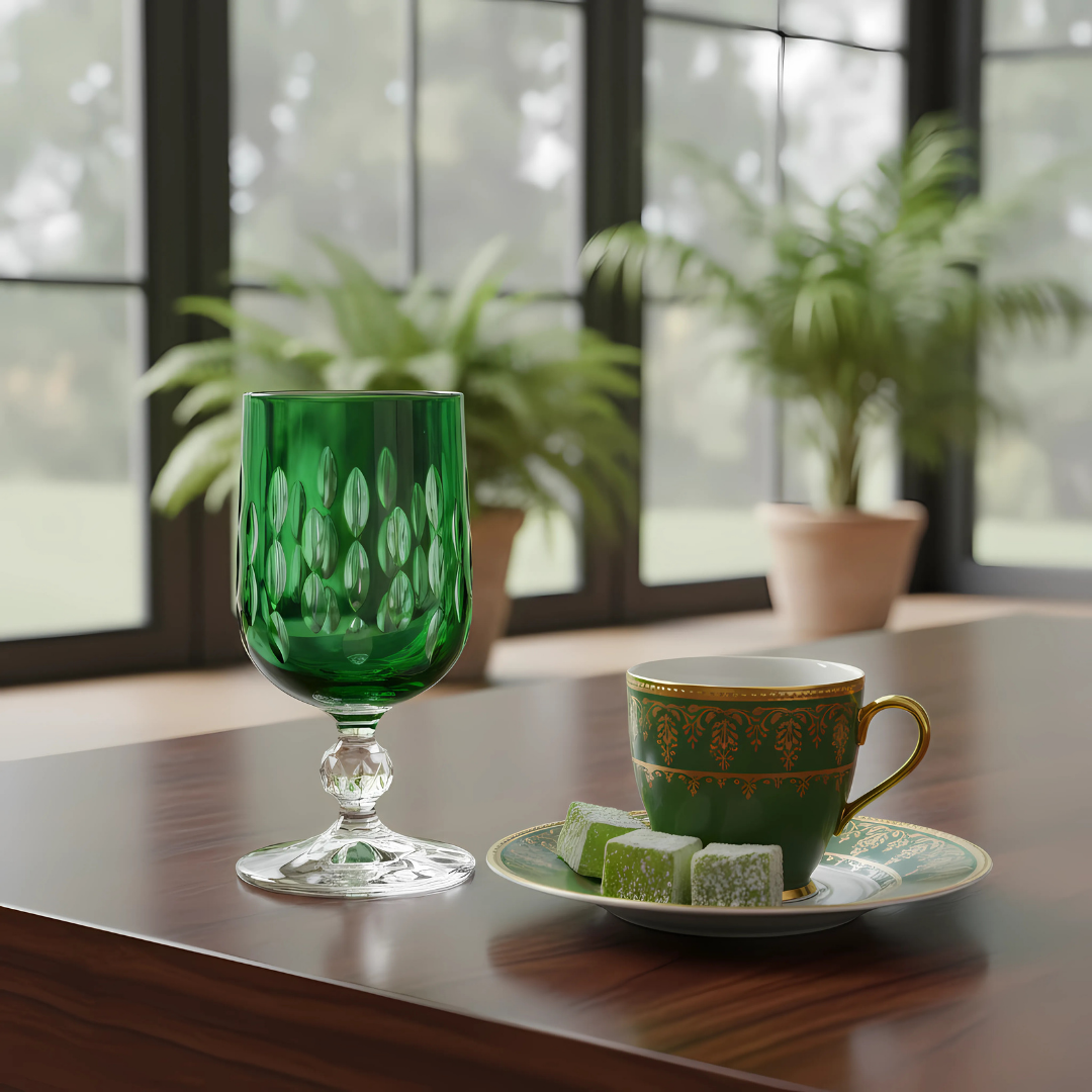 Bohemia Crystal Royal Kahve Yanı Su Bardağı - Margerie Crystal