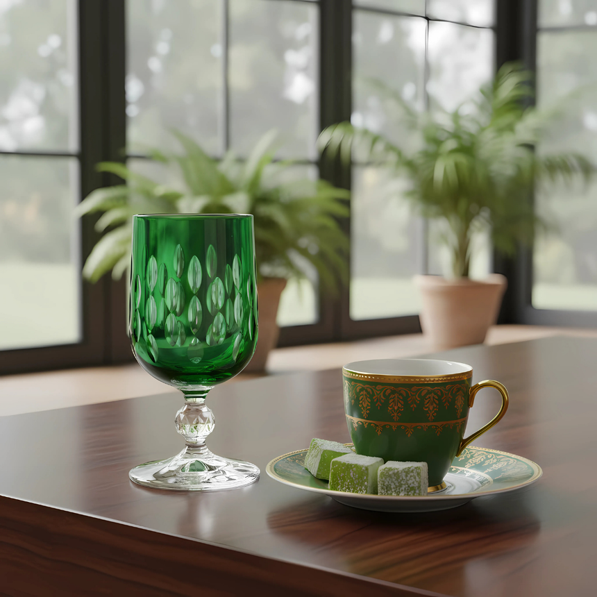 Bohemia Crystal Royal Kahve Yanı Su Bardağı - Margerie Crystal