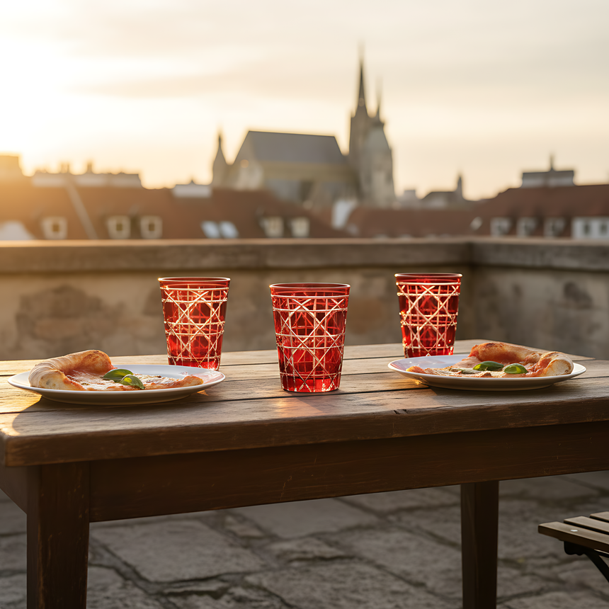 Gloria Cam Su Bardağı - Margerie Crystal
