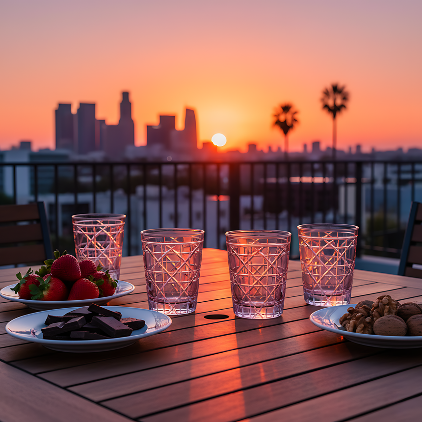 Gloria Cam Su Bardağı - Margerie Crystal