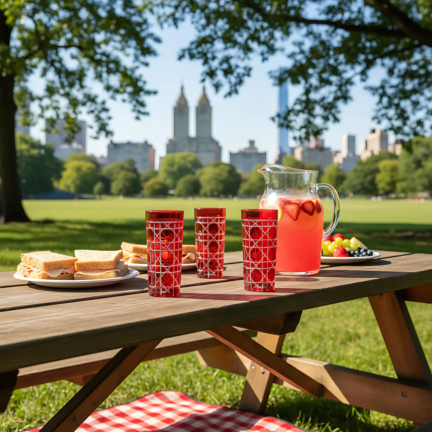 Gloria Cam Uzun Su Bardağı - Margerie Crystal