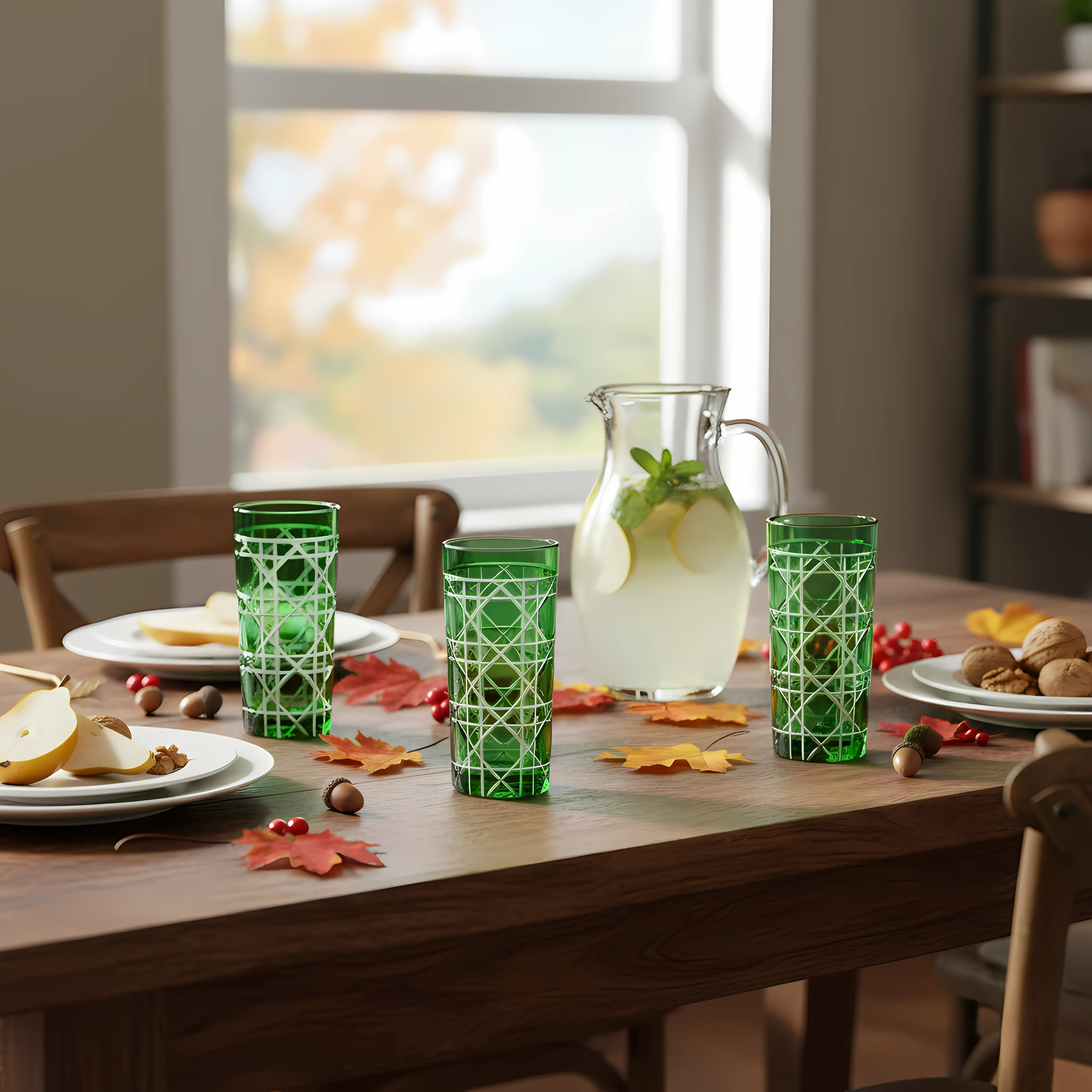 Gloria Cam Uzun Su Bardağı - Margerie Crystal