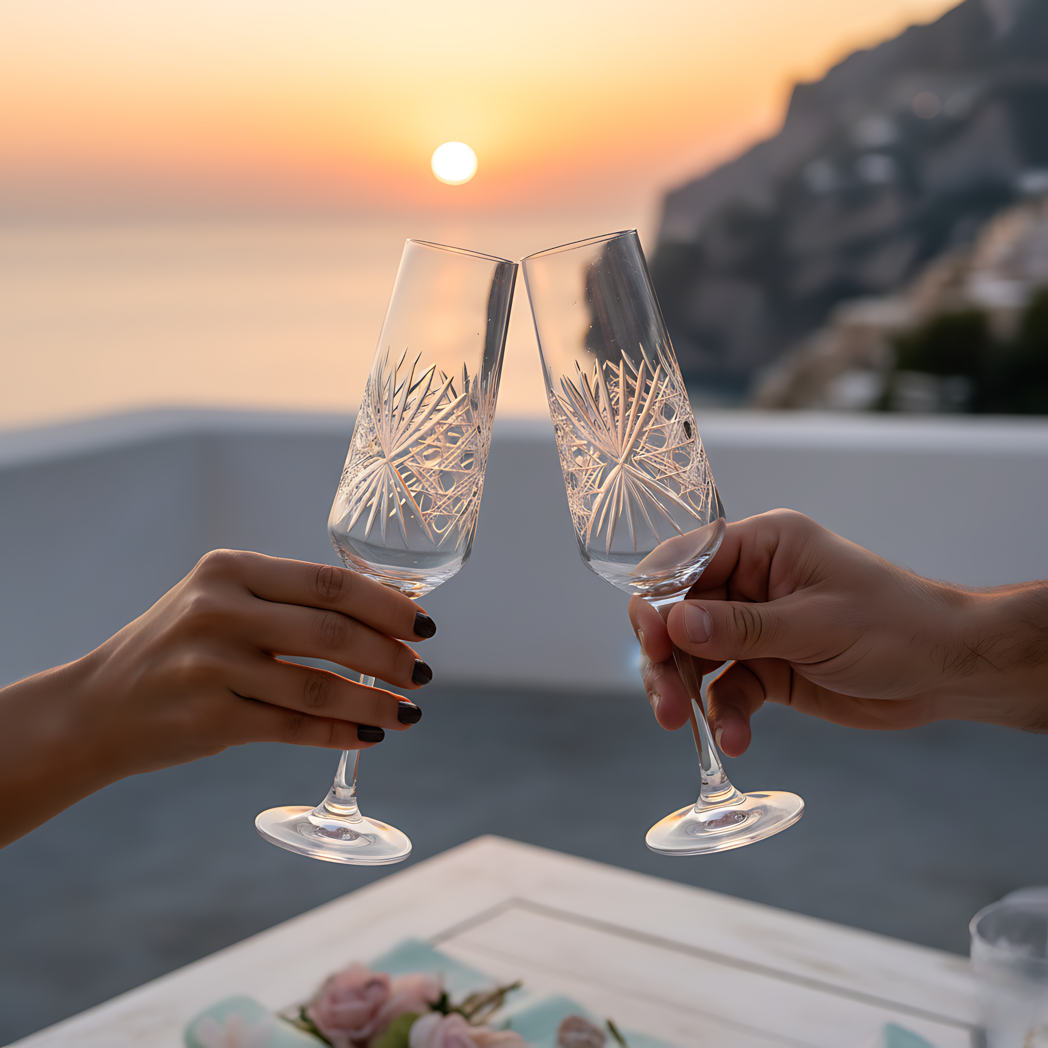 Éclat Kristal Flüt kadeh - Margerie Crystal