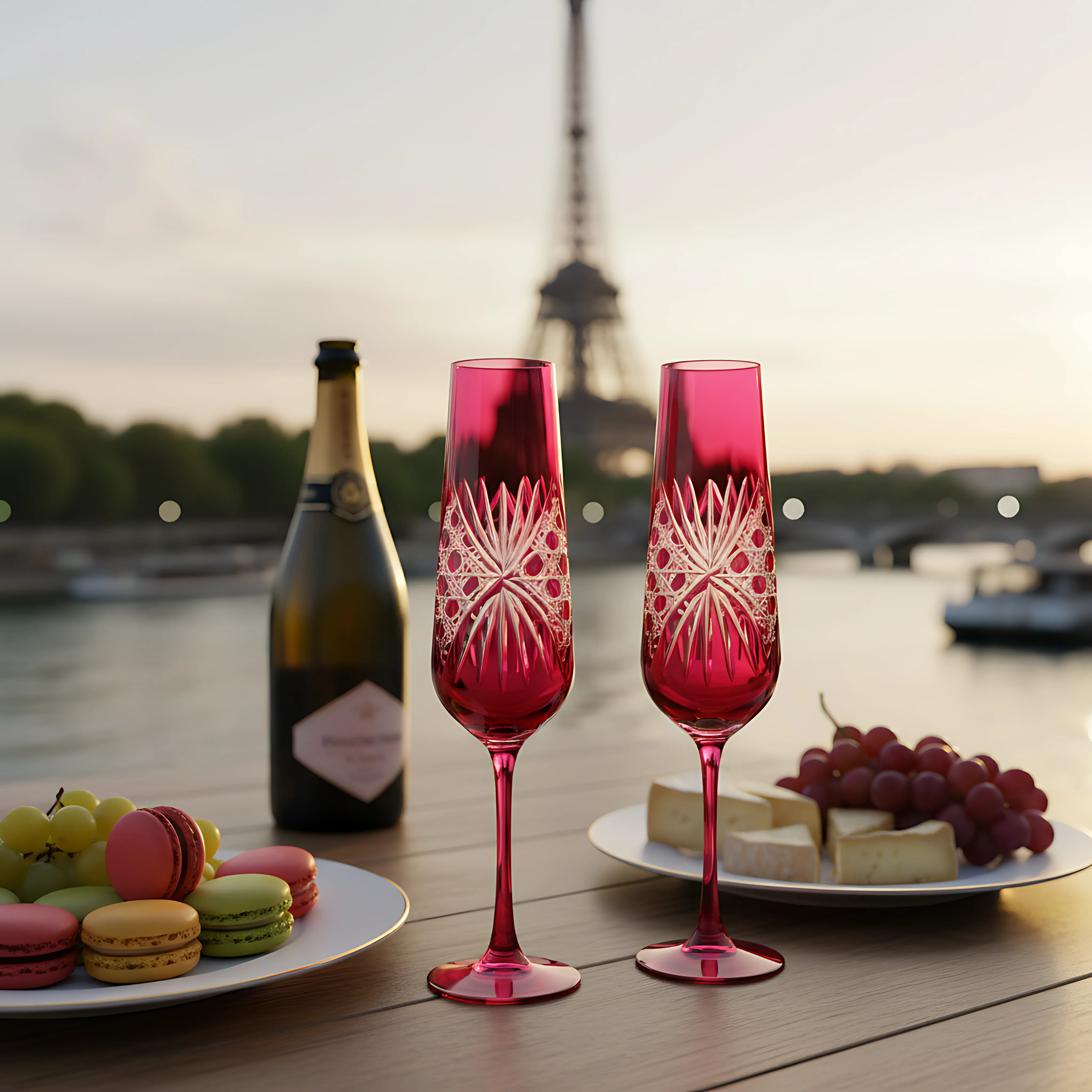 Éclat Kristal Flüt kadeh - Margerie Crystal