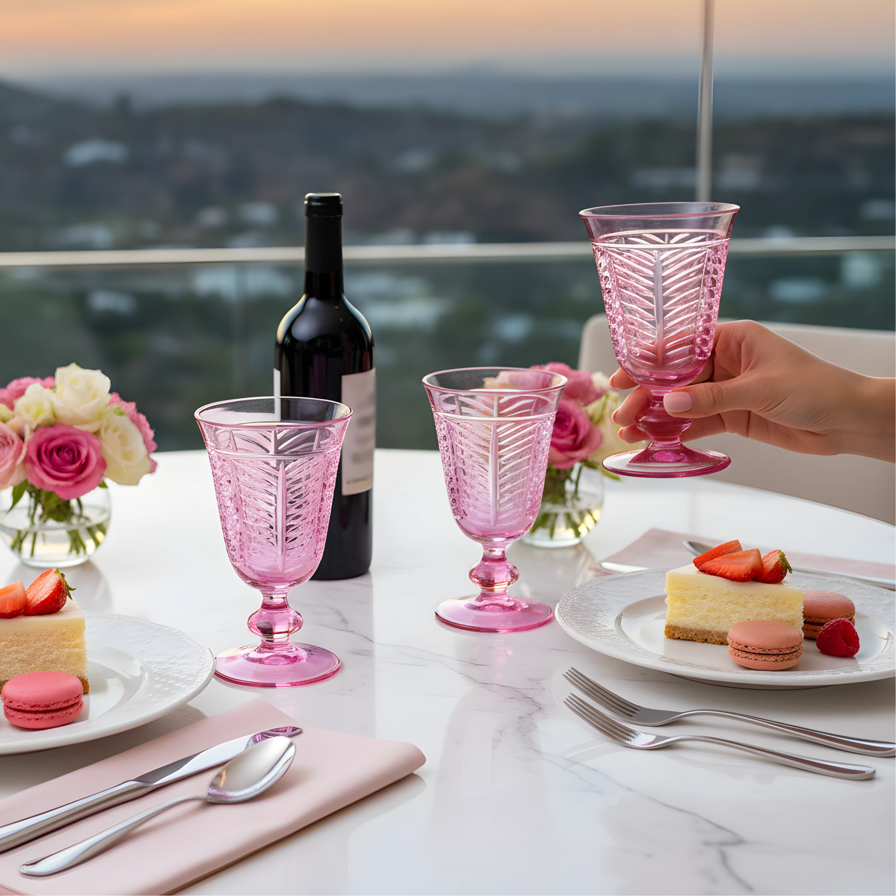 Lanza Cam Kadeh - Margerie Crystal