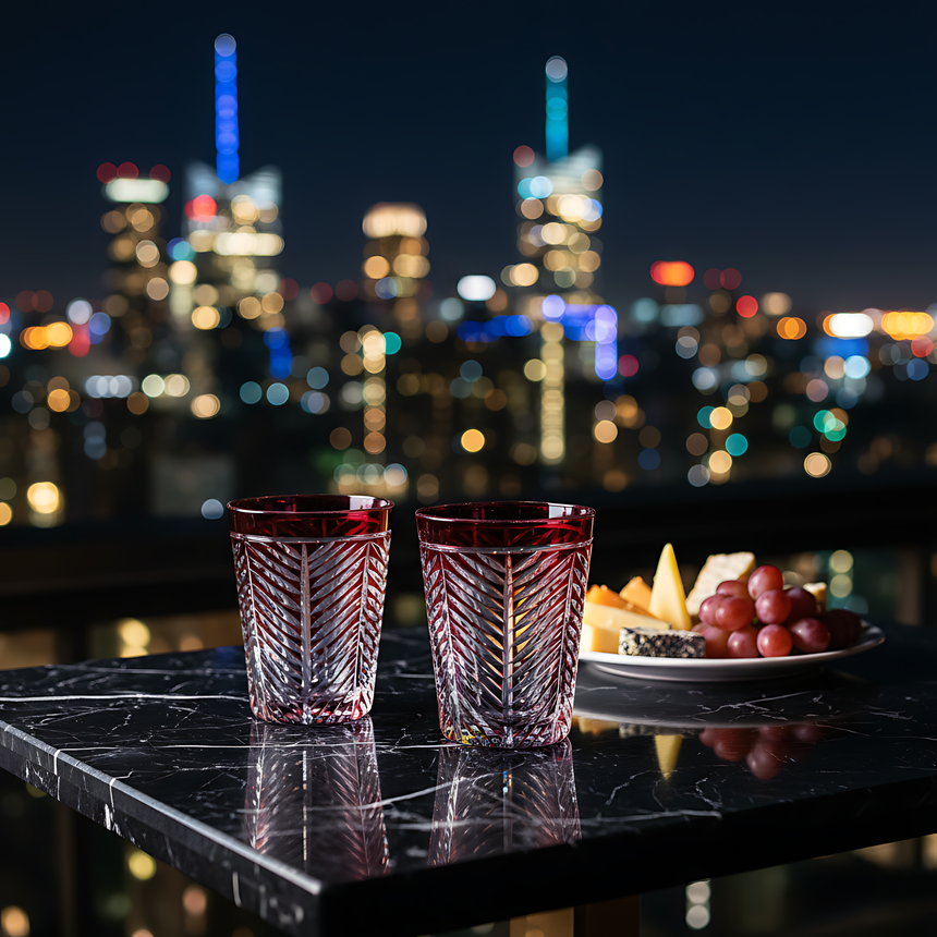 Lanza Cam Su Bardağı - Margerie Crystal