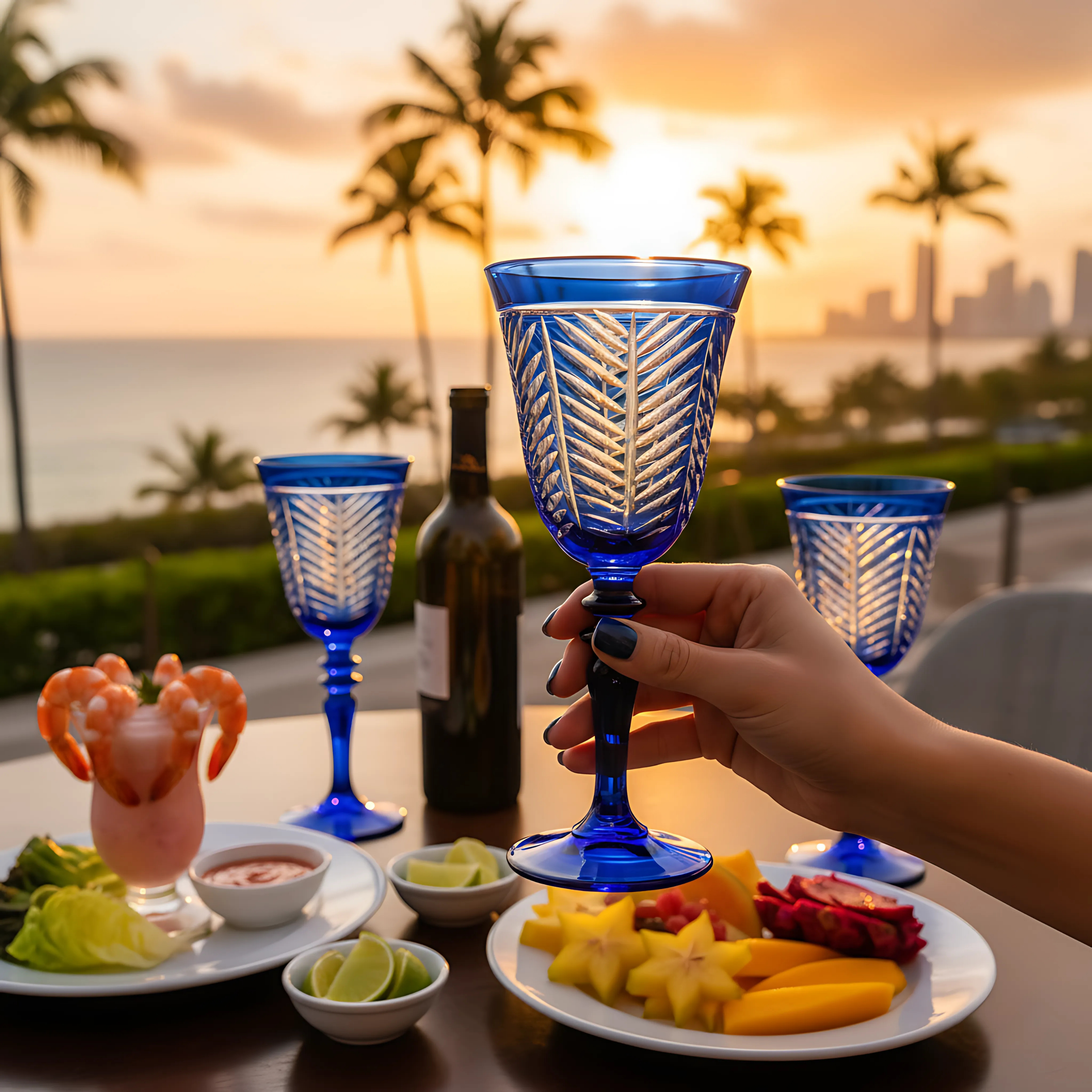 Lanza Cam Kadeh - Margerie Crystal