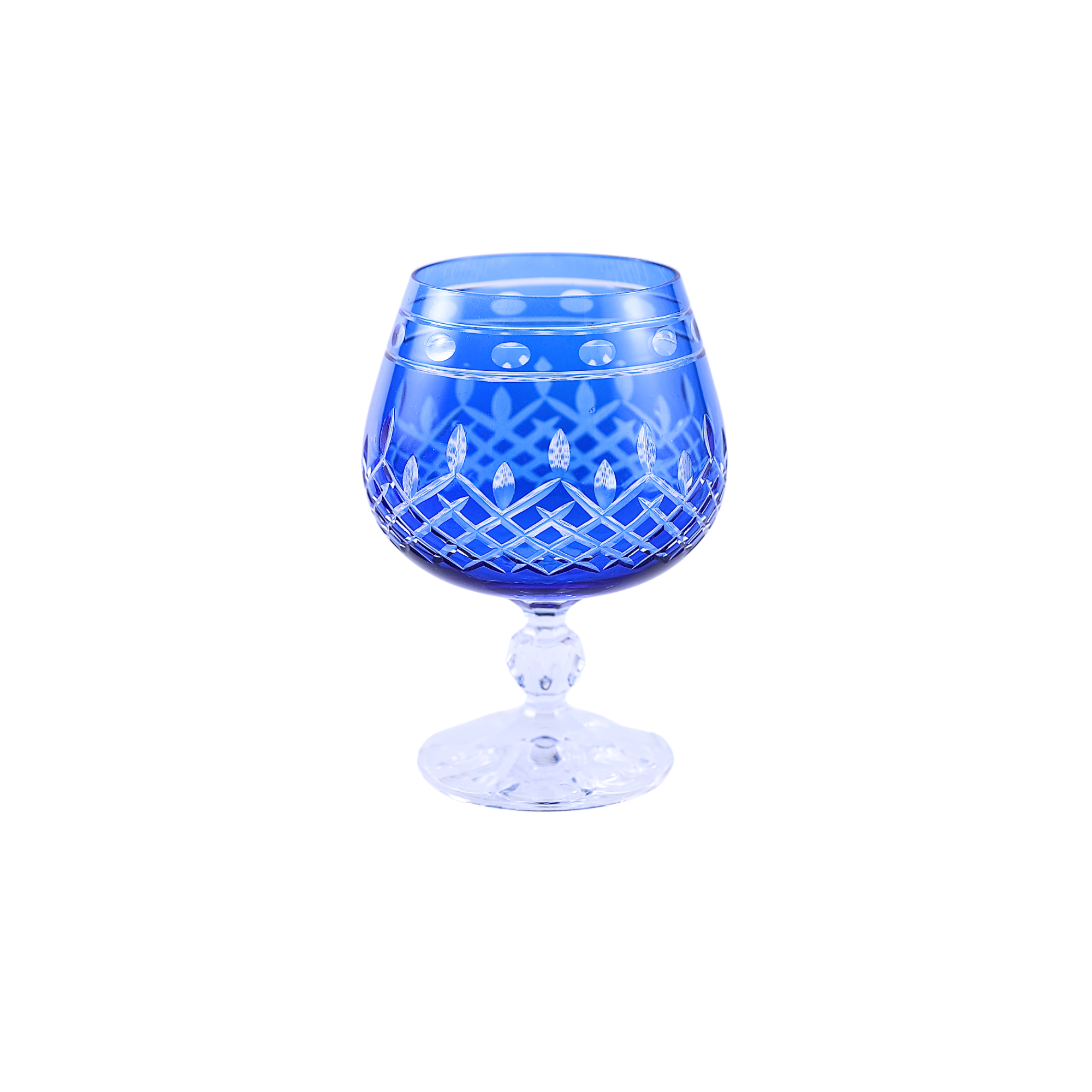 6 Renk Bohemia Crystal Ardea Kahve Yanı Su Bardağı 250ml (6'lı Set) - Margerie Crystal