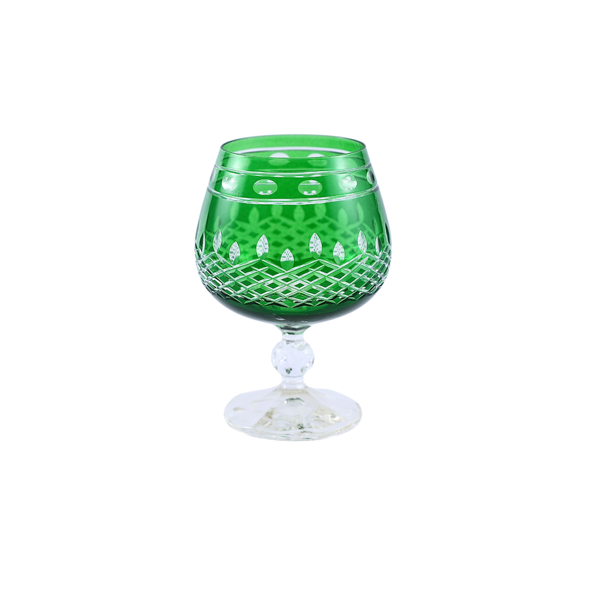 6 Renk Bohemia Crystal Ardea Kahve Yanı Su Bardağı 250ml (6'lı Set) - Margerie Crystal