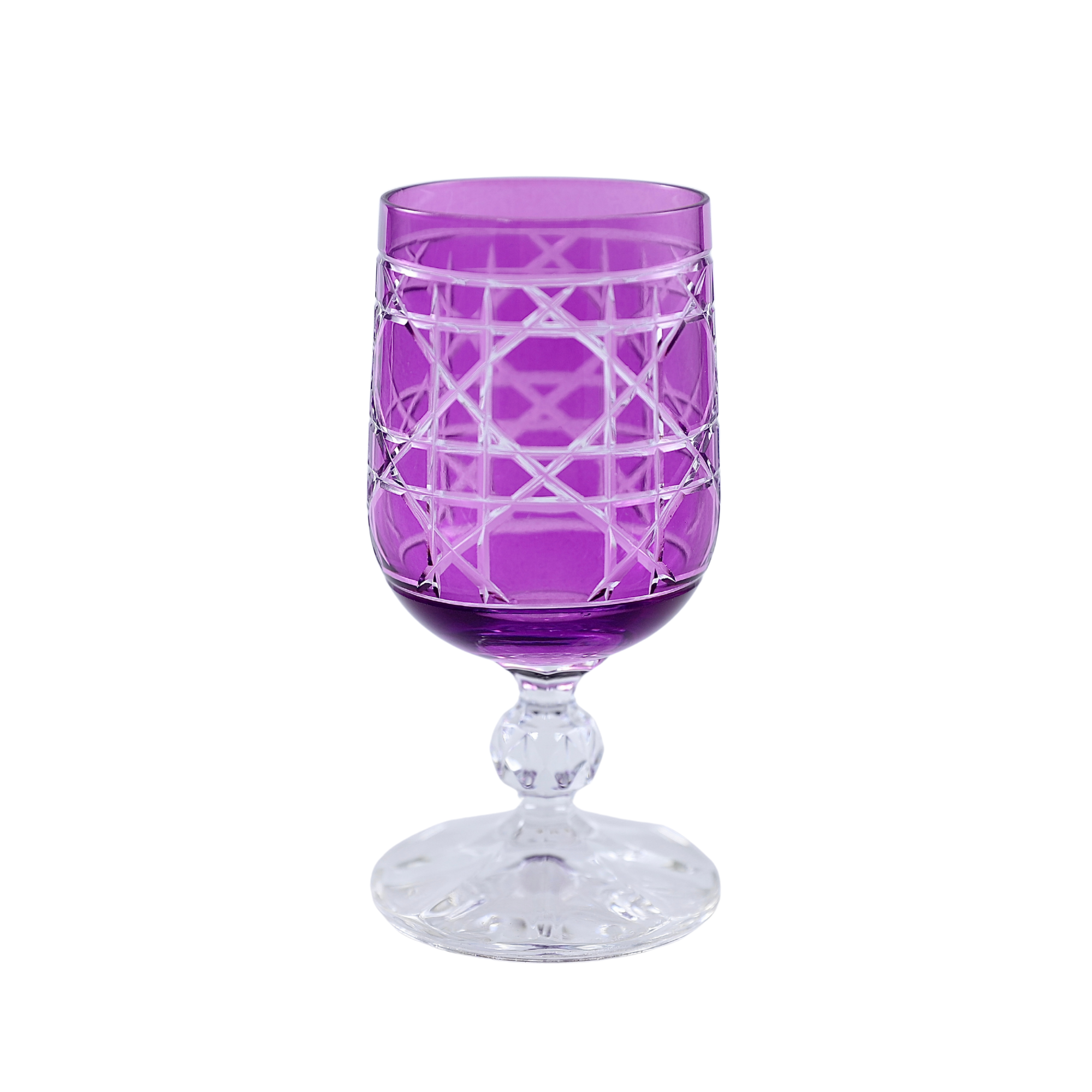 6 Renk Bohemia Crystal Gloria Kahve Yanı Su Bardağı 135ml (6'lı Set) - Margerie Crystal