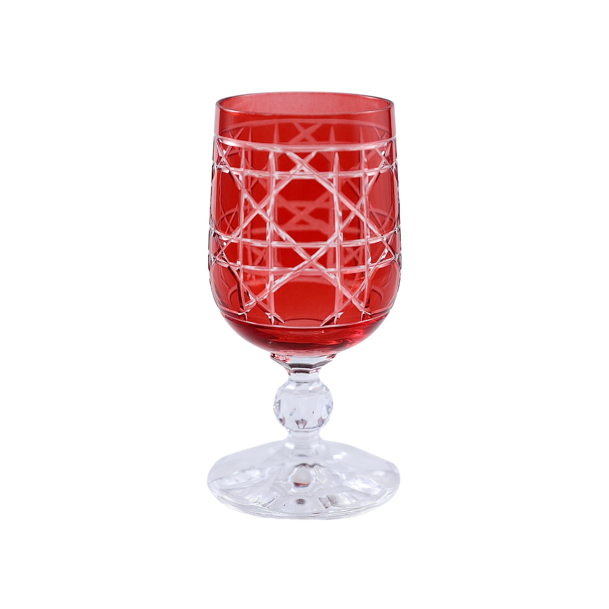 6 Renk Bohemia Crystal Gloria Kahve Yanı Su Bardağı 135ml (6'lı Set) - Margerie Crystal