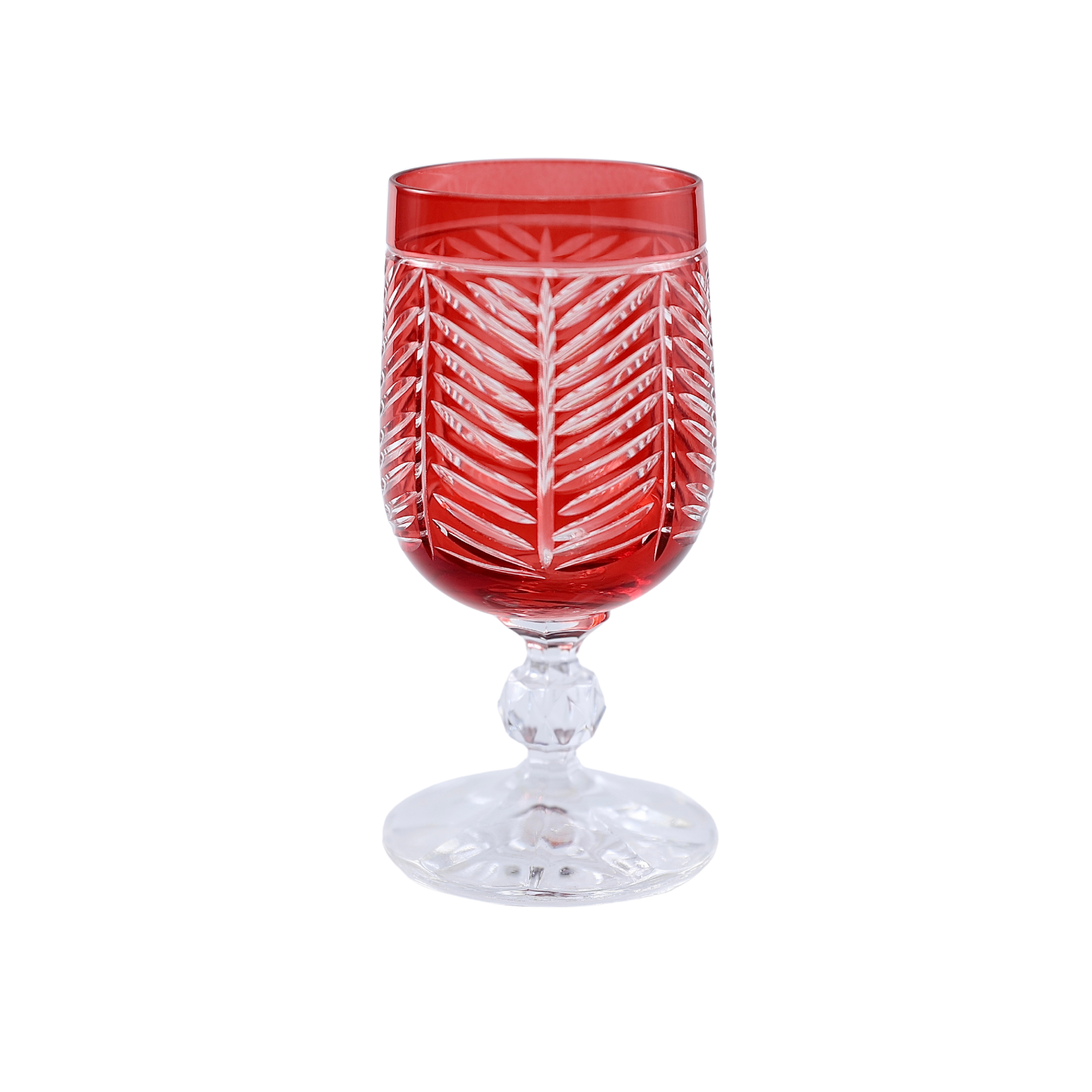 6 Renk Bohemia Crystal Lanza Kahve Yanı Su Bardağı 135ml (6'lı Set) - Margerie Crystal