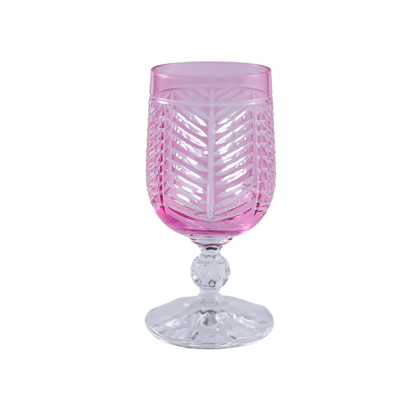 6 Renk Bohemia Crystal Lanza Kahve Yanı Su Bardağı 135ml (6'lı Set) - Margerie Crystal