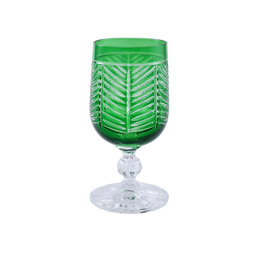 6 Renk Bohemia Crystal Lanza Kahve Yanı Su Bardağı 135ml (6'lı Set) - Margerie Crystal