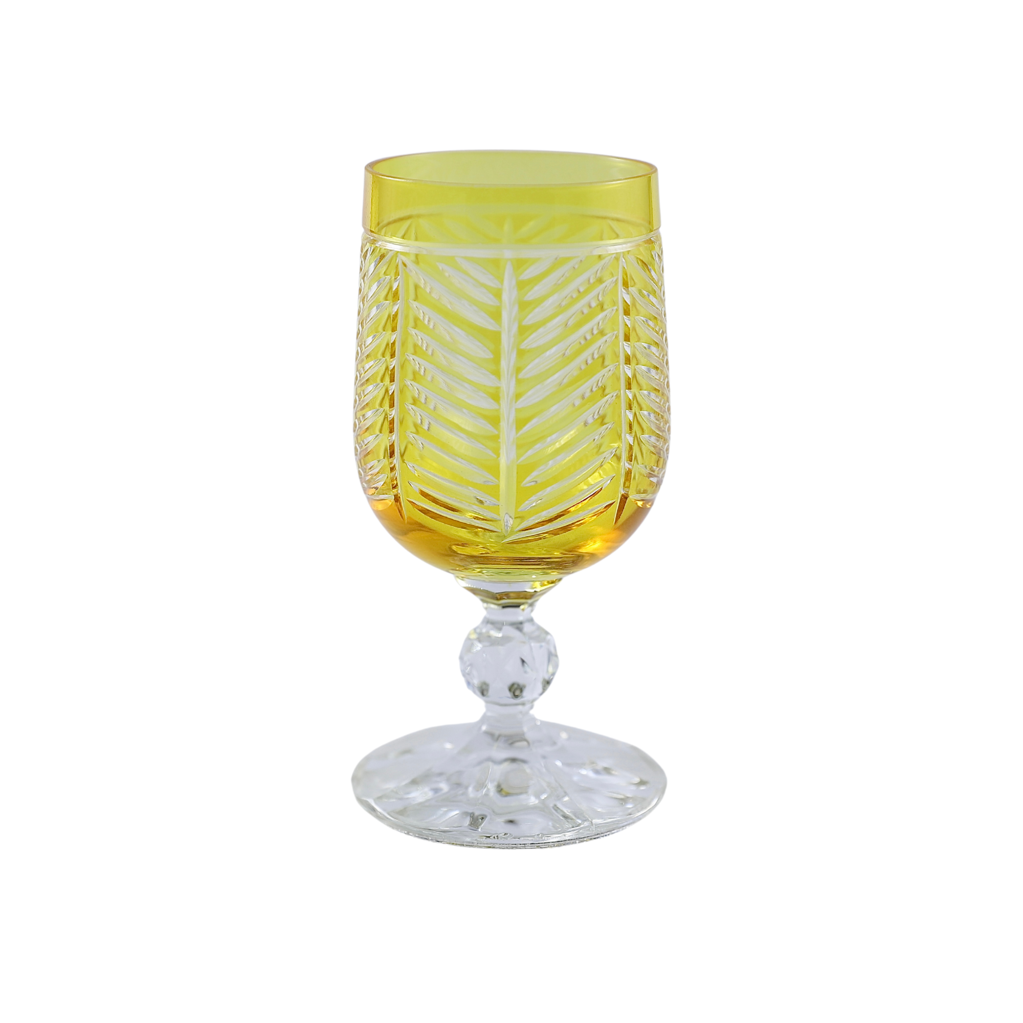 6 Renk Bohemia Crystal Lanza Kahve Yanı Su Bardağı 135ml (6'lı Set) - Margerie Crystal