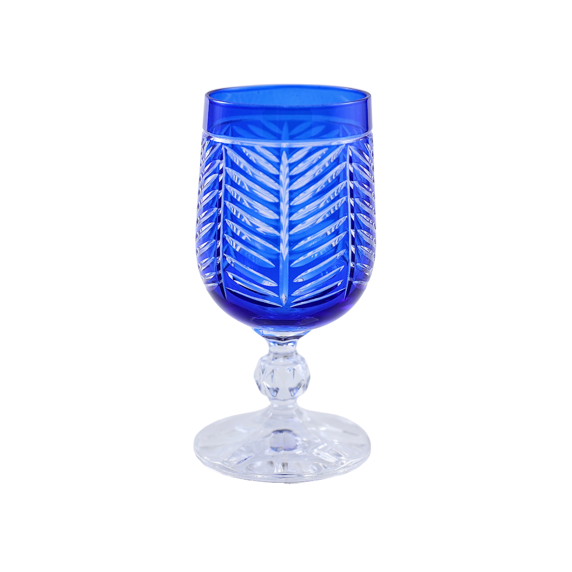 6 Renk Bohemia Crystal Lanza Kahve Yanı Su Bardağı 135ml (6'lı Set) - Margerie Crystal