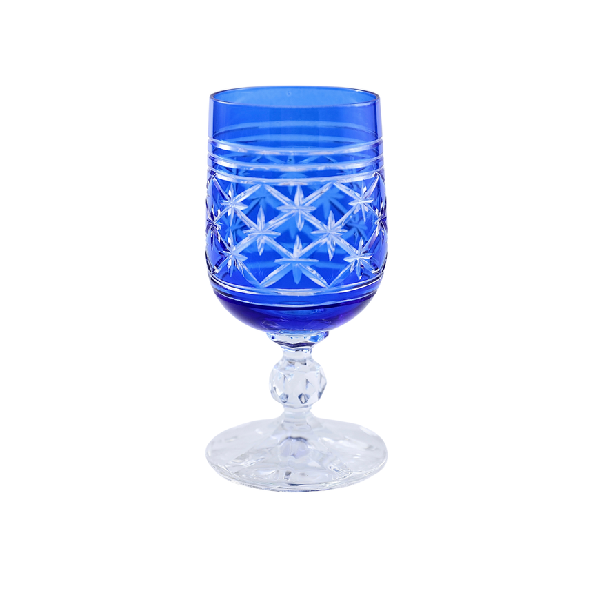 6 Renk Bohemia Crystal Olia Kahve Yanı Su Bardağı 135ml (6'lı Set) - Margerie Crystal