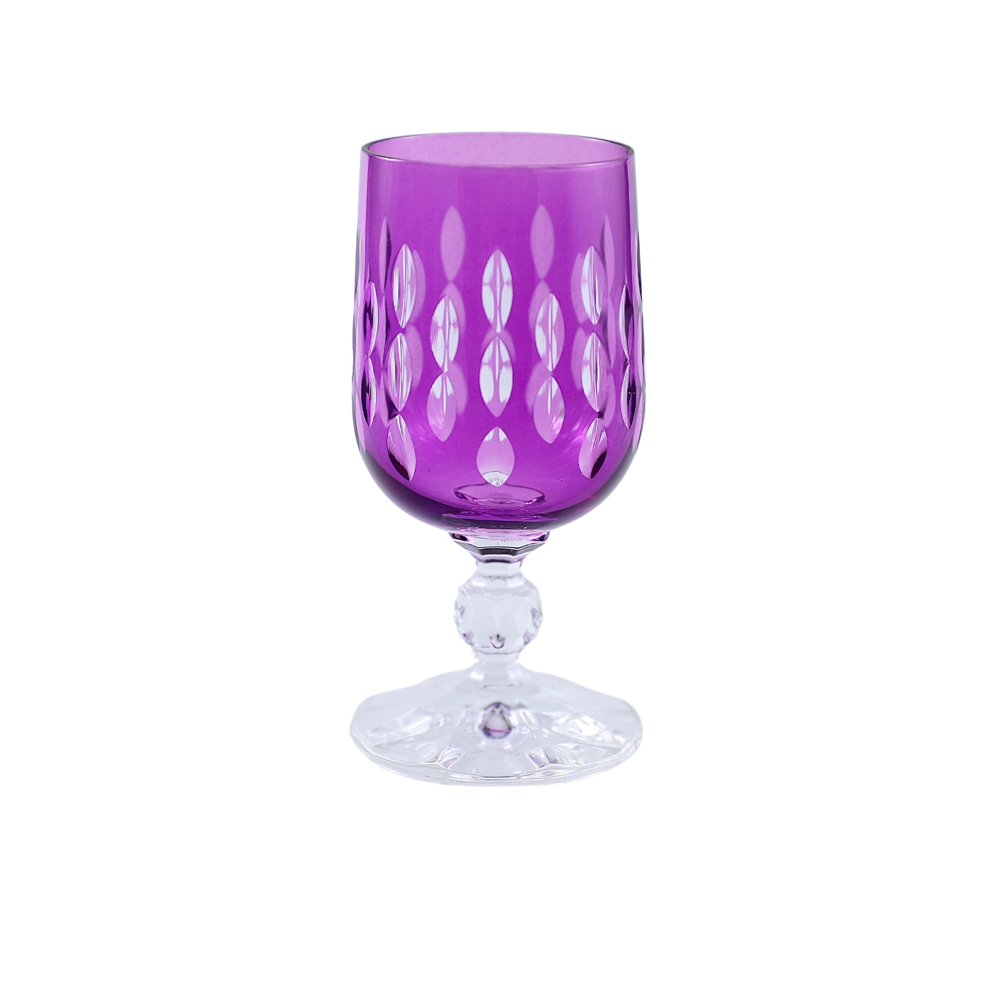 6 Renk Bohemia Crystal Royal Kahve Yanı Su Bardağı 135ml (6'lı Set) - Margerie Crystal