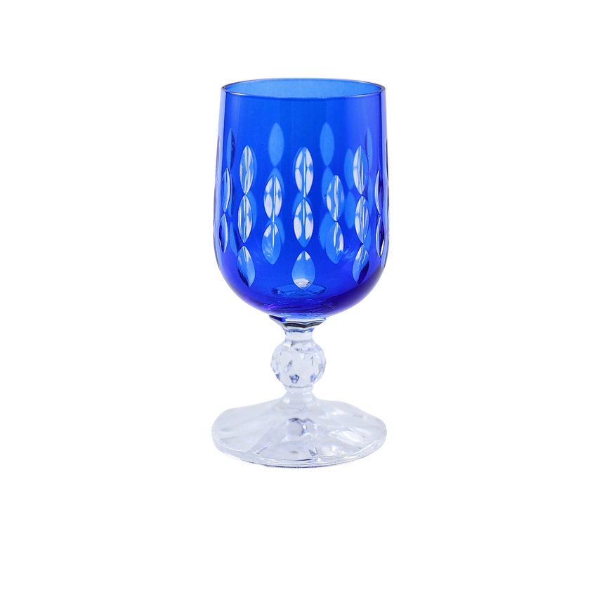 6 Renk Bohemia Crystal Royal Kahve Yanı Su Bardağı 135ml (6'lı Set) - Margerie Crystal