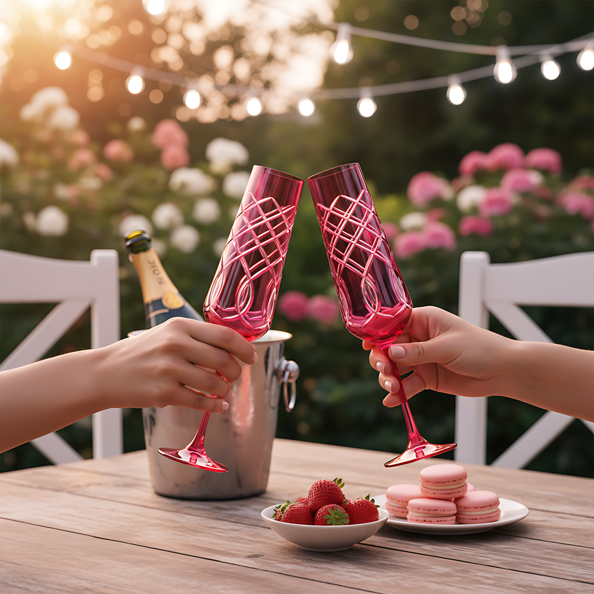 Heritage Kristal Flüt Kadeh - Margerie Crystal