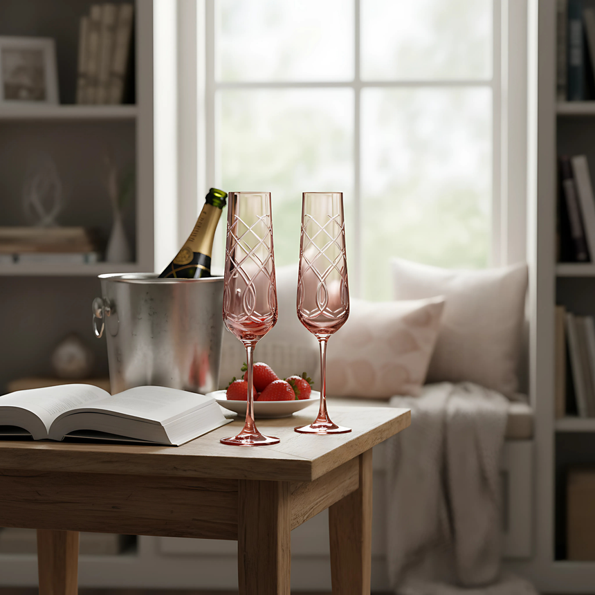 Heritage Kristal Flüt Kadeh - Margerie Crystal