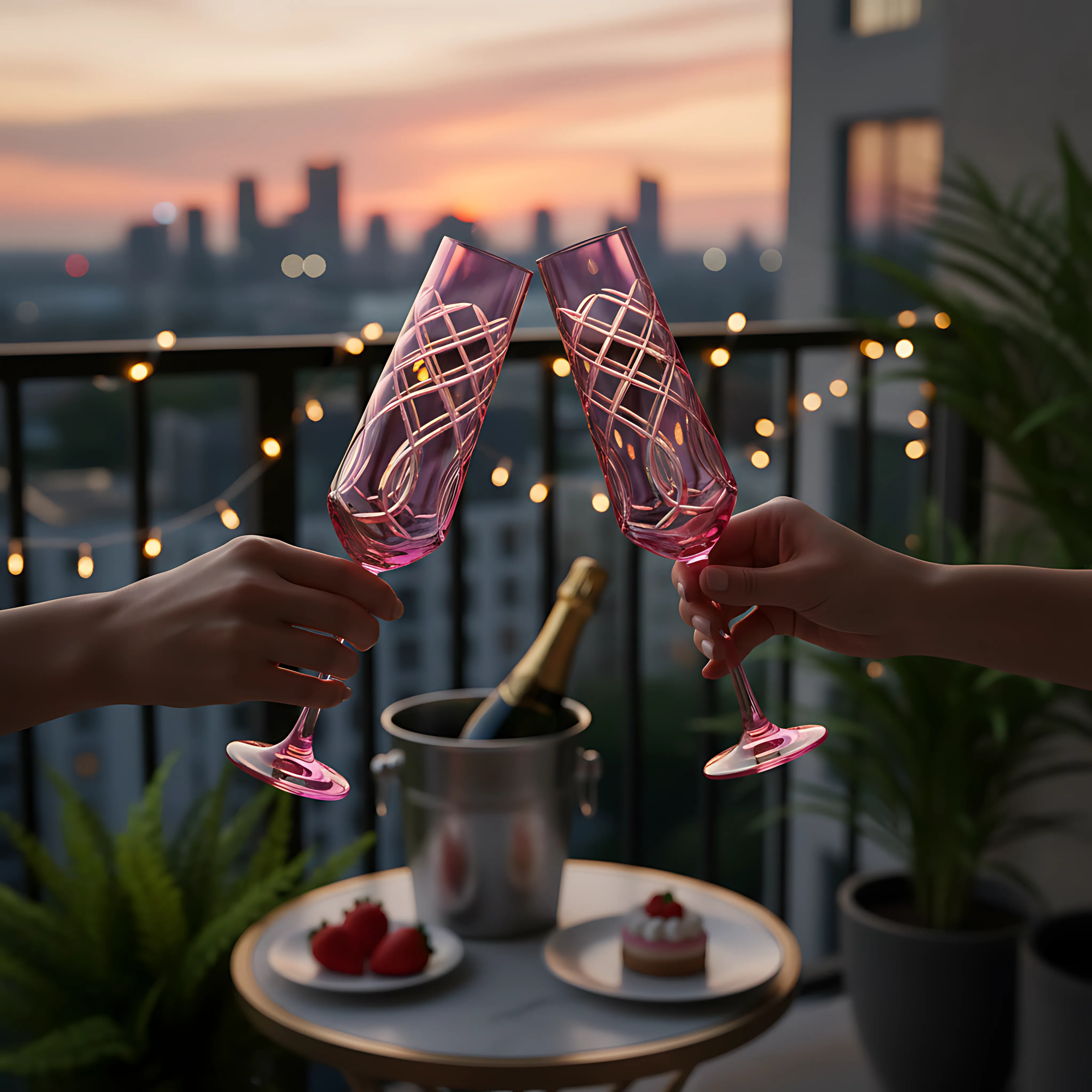 Heritage Kristal Flüt Kadeh - Margerie Crystal