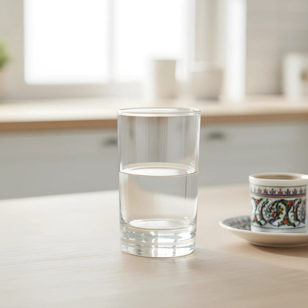 Kahve Yanı Su Bardağı