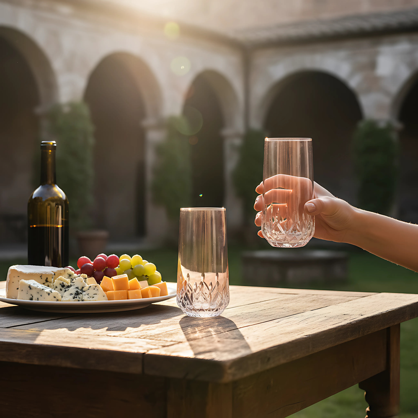Aria Cam Uzun Su Bardağı - Margerie Crystal