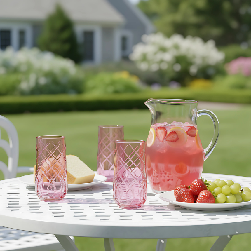 Heritage Cam Uzun Su Bardağı - Margerie Crystal