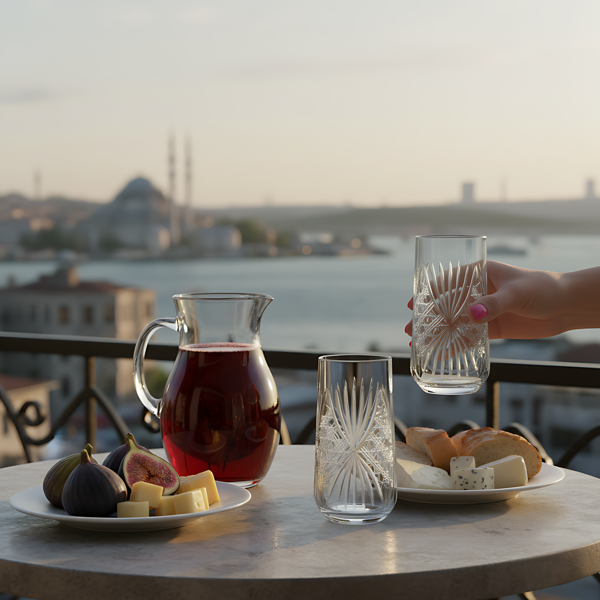 Éclat Cam Uzun Su Bardağı