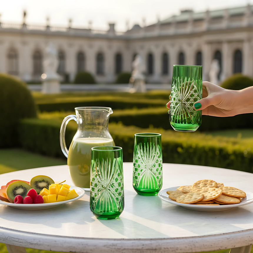 Éclat Cam Uzun Su Bardağı - Margerie Crystal