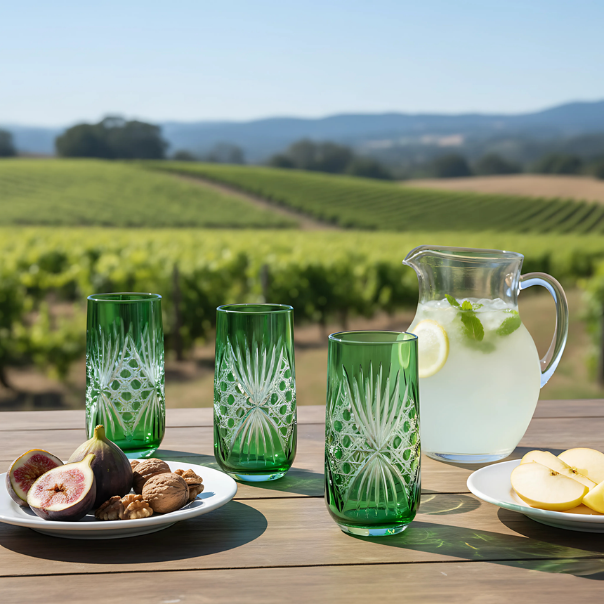 Éclat Cam Uzun Su Bardağı - Margerie Crystal