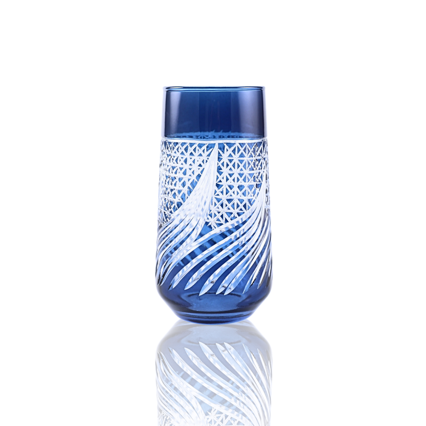 Aurora Cam Uzun Su Bardağı - Margerie Crystal