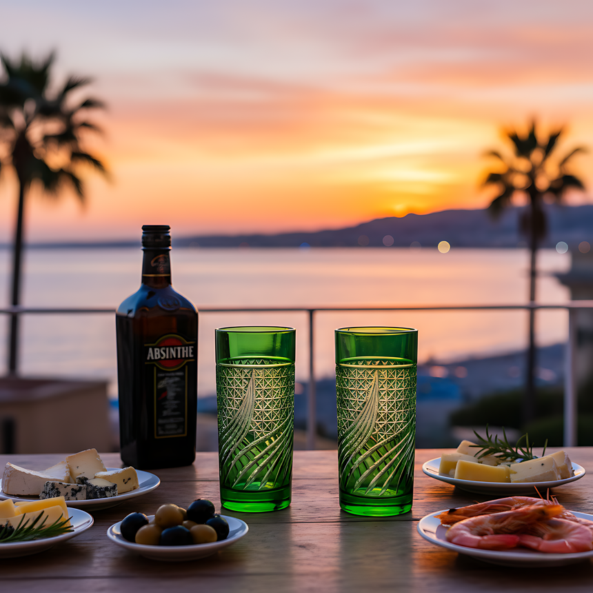 Aurora Cam Uzun Su Bardağı - Margerie Crystal