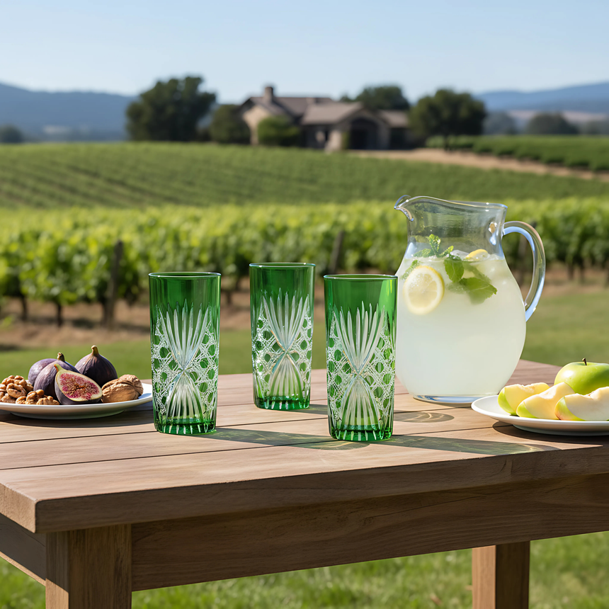 Éclat Cam Uzun Su Bardağı - Margerie Crystal