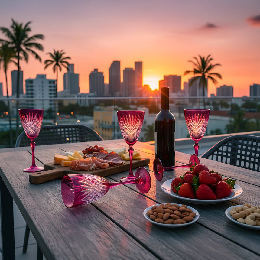 Éclat Cam Kadeh - Margerie Crystal