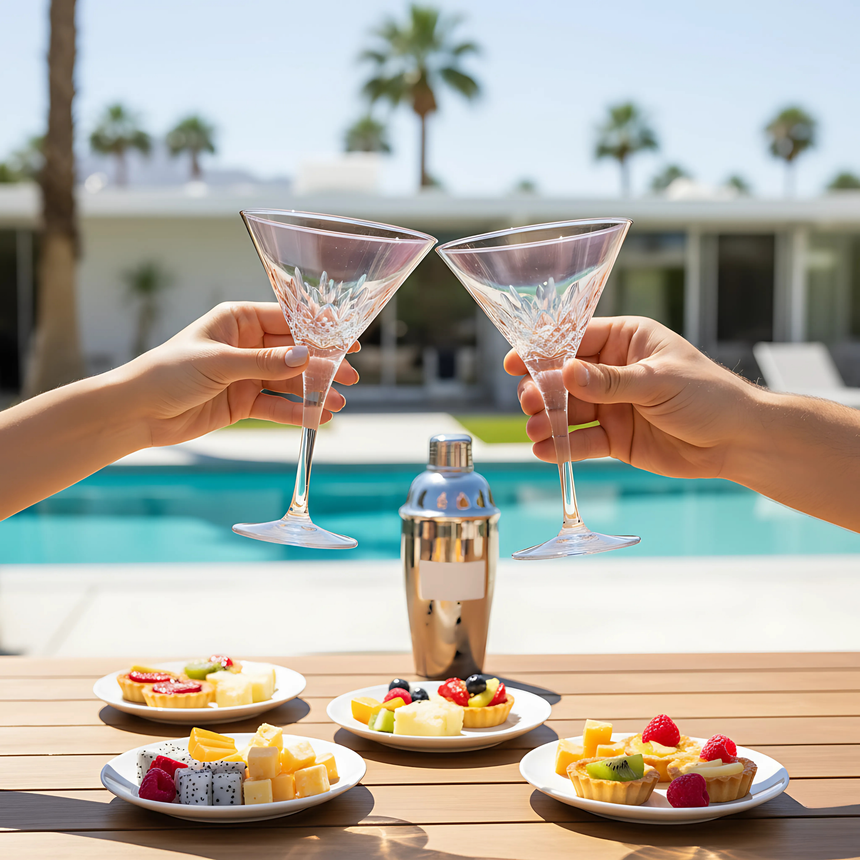 Aria Cam Kokteyl Bardağı - Margerie Crystal