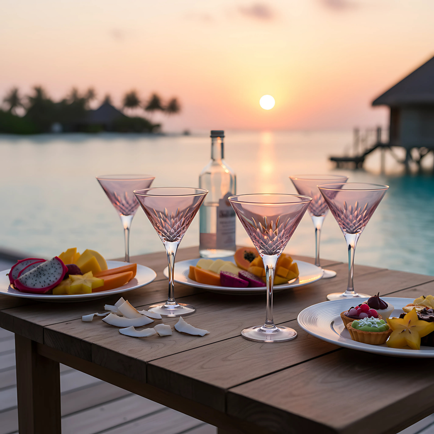 Aria Cam Kokteyl Bardağı - Margerie Crystal