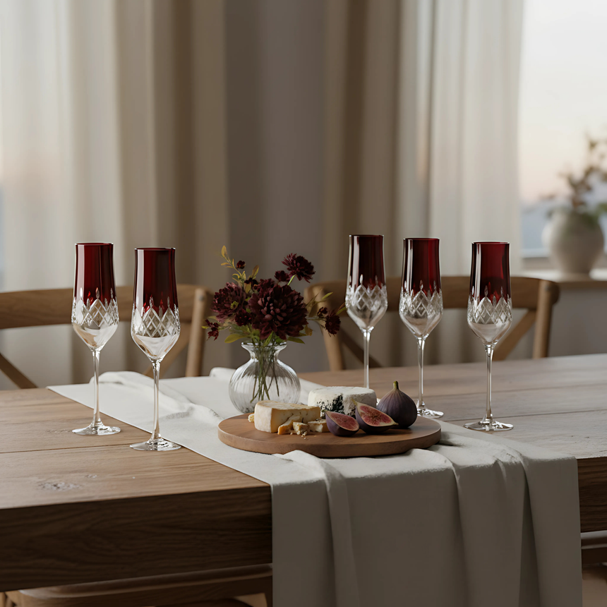 Aria Kristal Flüt Kadeh - Margerie Crystal