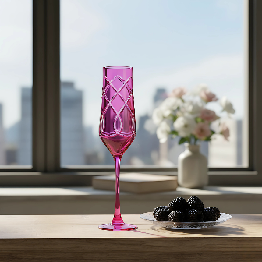 Heritage Kristal Flüt Kadeh - Margerie Crystal