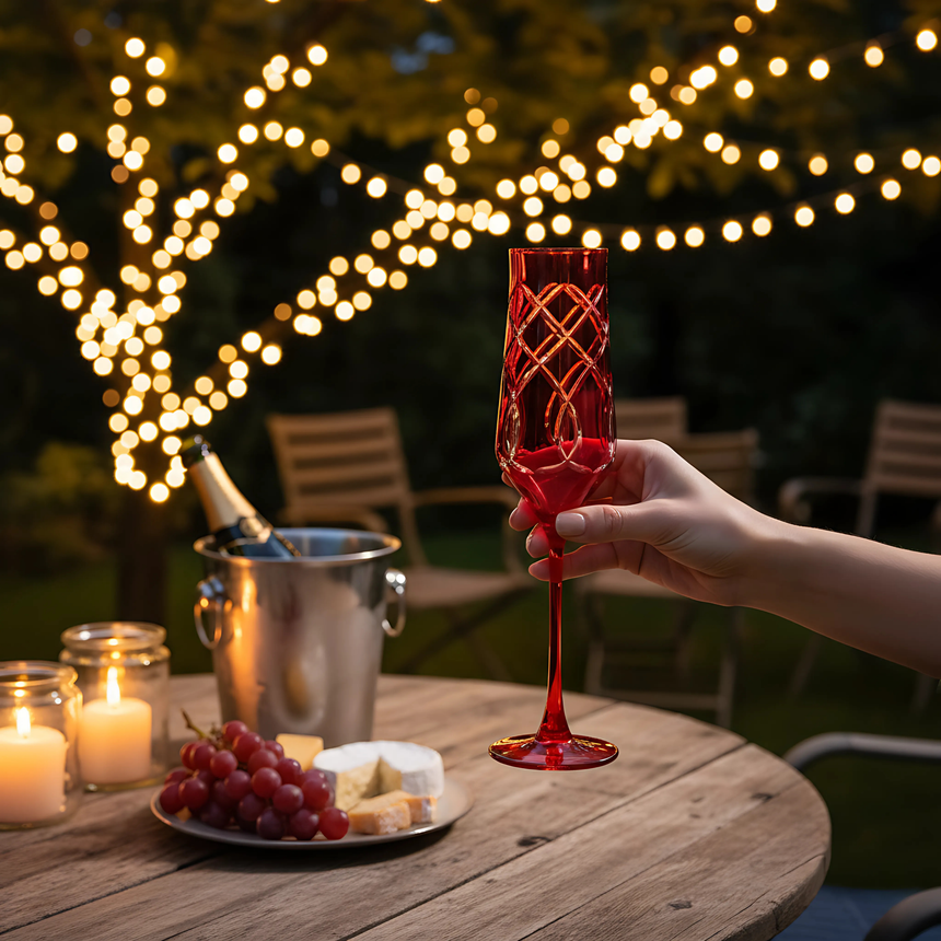 Heritage Kristal Flüt Kadeh - Margerie Crystal