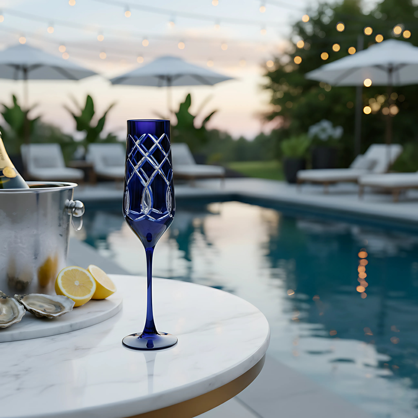 Heritage Kristal Flüt Kadeh - Margerie Crystal