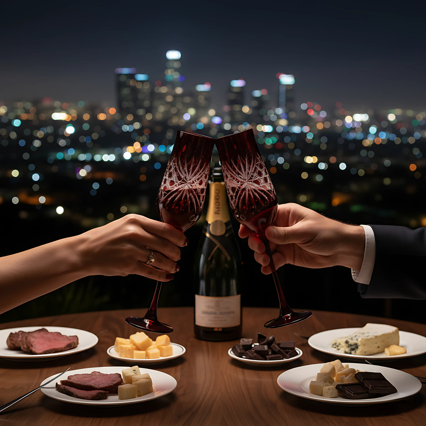 Éclat Kristal Flüt Kadeh - Margerie Crystal