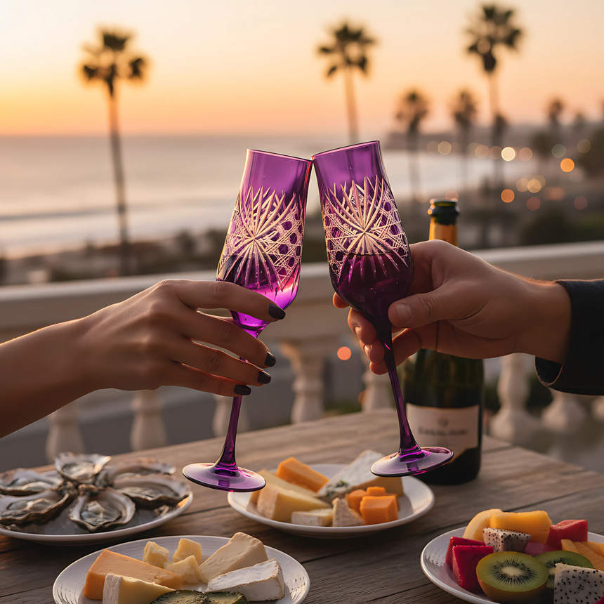 Éclat Kristal Flüt Kadeh - Margerie Crystal